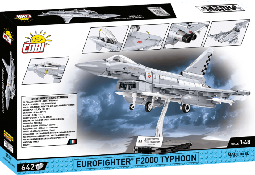 Eurofighter Typhoon ITALY - Plastová stavebnica COBI