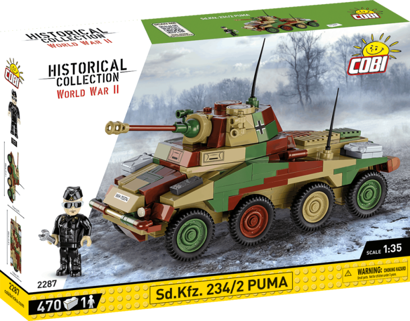 Sd.Kfz. 234/2 PUMA - Plastová stavebnice COBI