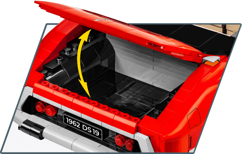 Citroën DS 19 Cabrio 1962, 1:12 - Plastová stavebnice COBI