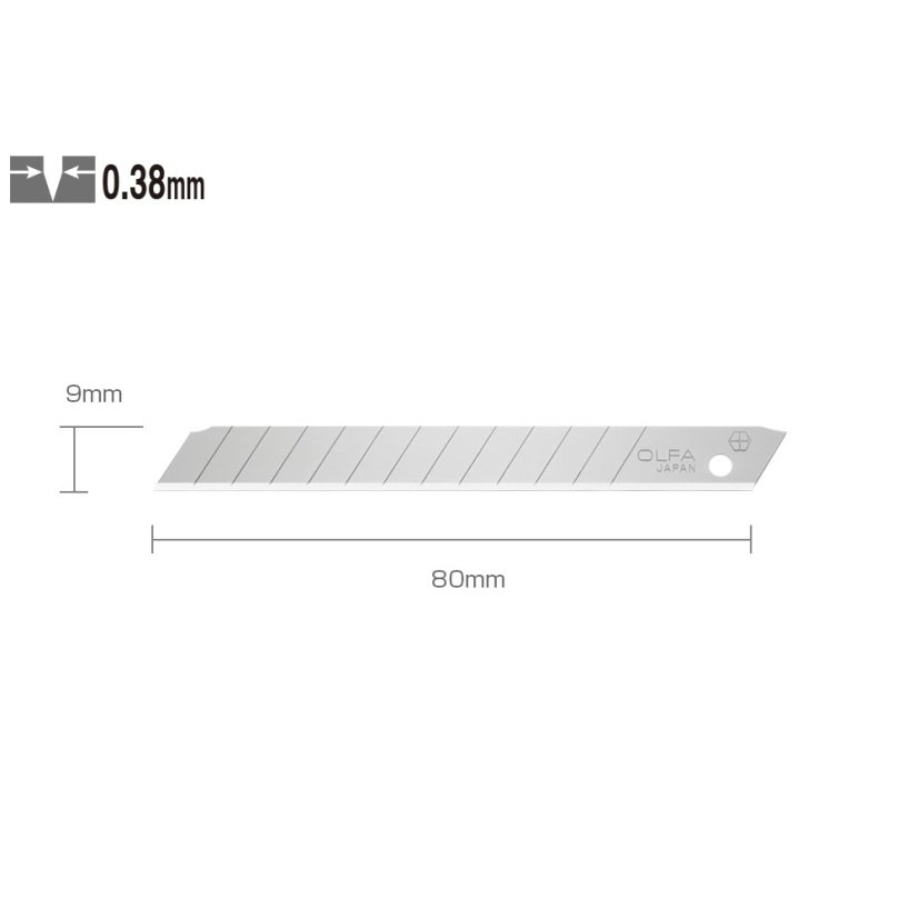 Náhradní čepele s hrotem 60° Olfa ASBB-10 (balení 10ks)