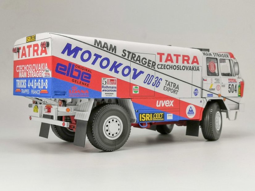 Tatra 815 4x4 - Paris-Sirte-Le Cap 1992 - č. 504
