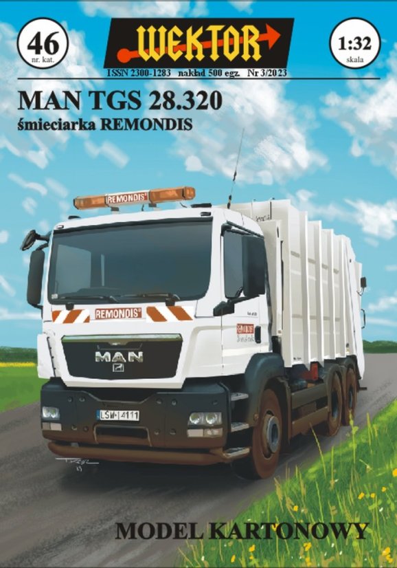 MAN TGS 28.320 - Popelářský vůz