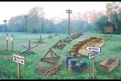 WWII Diorama Accessories - Battlefield Accessories (1:72)