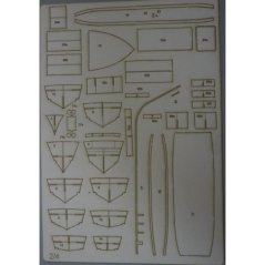 MFS-80 fishing boat- Laser accessories - skeleton