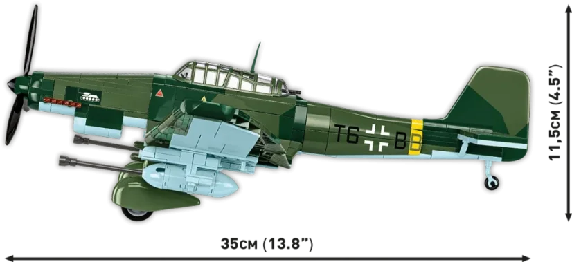 Junkers JU 87G-2 STUKA WWII - Plastová stavebnice COBI