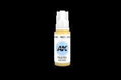 Akrylová farba AK Interactive AK11037 Pastel Yellow (pastelovo žltá, 17 ml)