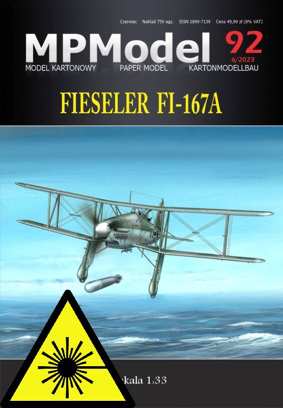 Fieseler FI-167 - Laserové doplňky - kostra, detaily