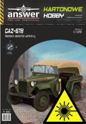 Gaz-67B - Laserové doplňky - kostra, detaily, dezény, díly kol