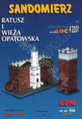 Radnice a brána Sandomierz