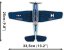 Grumman TBF Avenger - Plastová stavebnice COBI