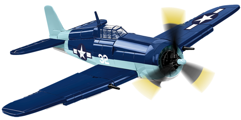 Grumman F6F Hellcat WWII - Plastová stavebnice COBI