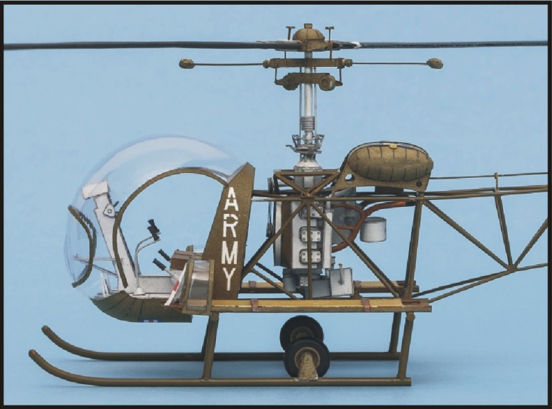 Americký lehký vrtulník H-13C Sioux