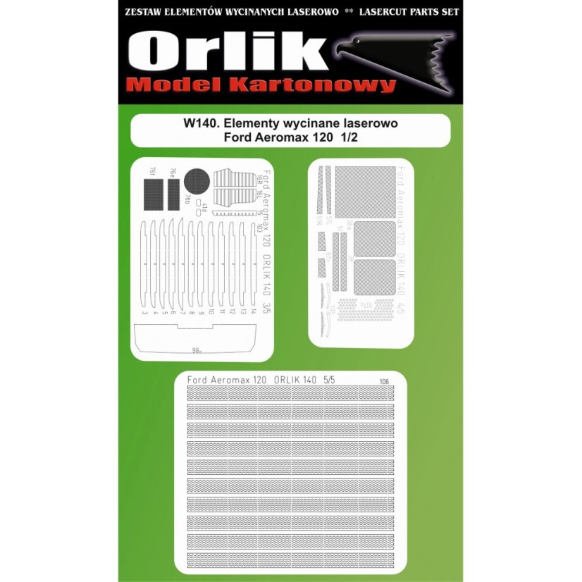 Ford LTLA 9000 - Laserové doplňky - kostra, detaily, dezény