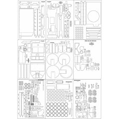 ZSU-23-M4 Shilka - Laser accessories - skeleton, details