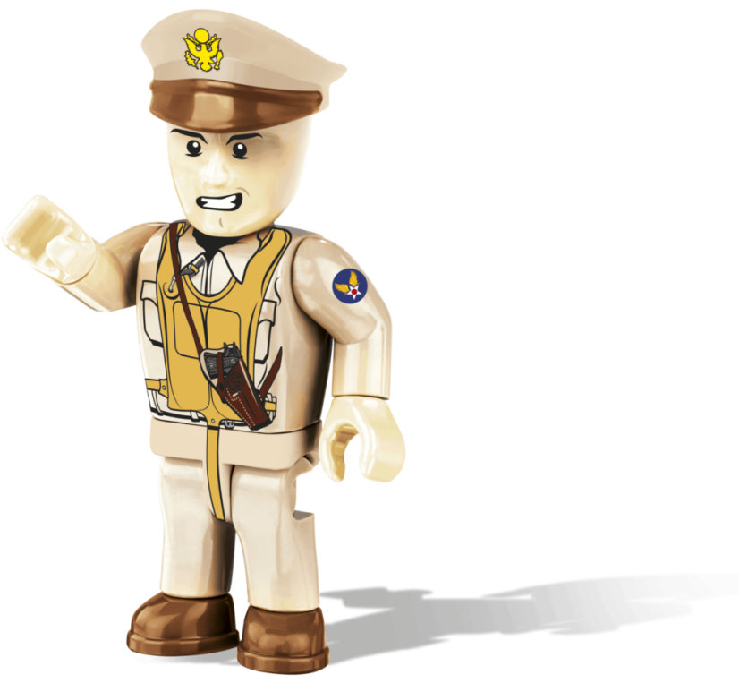 Bell P-39D Airacobra WWII - Plastová stavebnice COBI