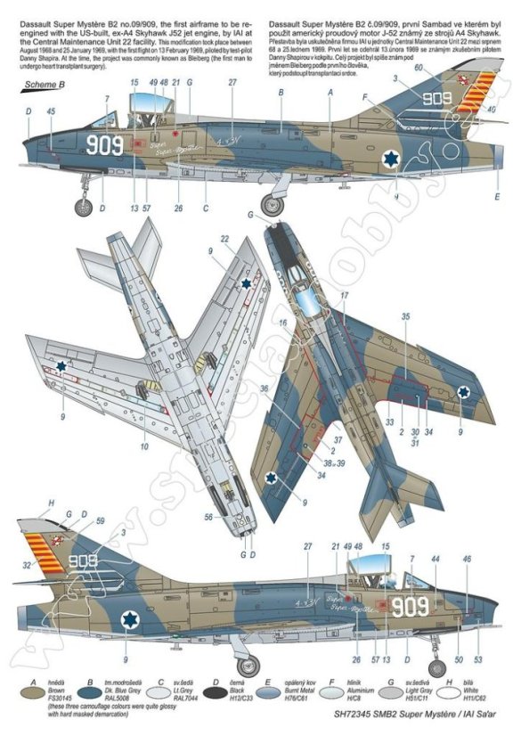 SMB-2 Super Mystere "Israeli AF" 1/72
