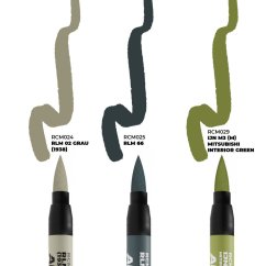 WWII AXIS AIRCRAFT COCKPIT COLORS – RC MARKERS SET