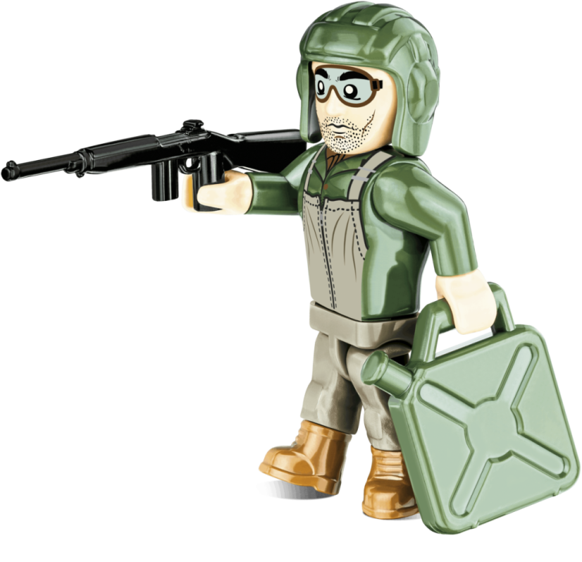 M4A3 Sherman WWII - Plastová stavebnice COBI