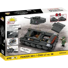 Panzer 38(t)/ČKD LT vz. 38 WWII - COBI Plastic Kit