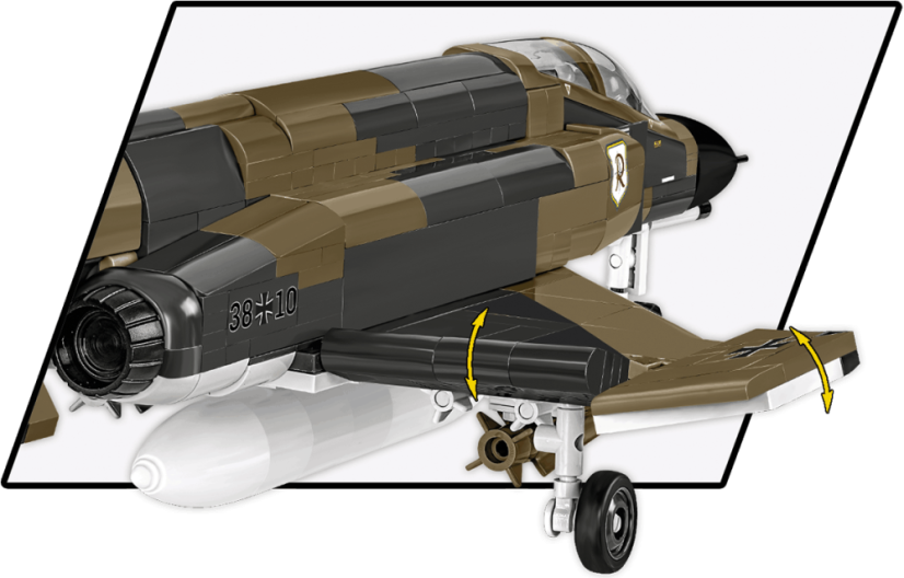 F-4F Phantom II - Luftwaffe - Plastová stavebnice COBI