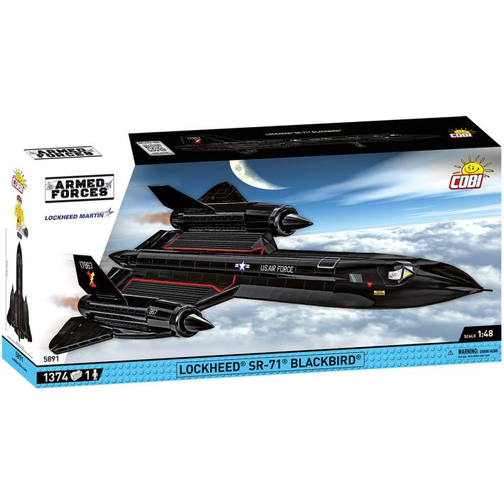 Lockheed SR-71 Blackbird - Plastová stavebnice COBI