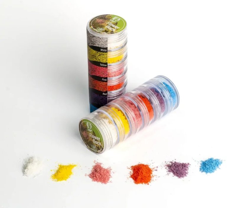 Barevné květy (6x)