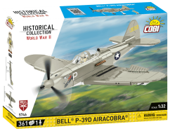 Bell P-39D Airacobra WWII - Plastová stavebnice COBI