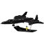 Lockheed SR-71 Blackbird - Plastová stavebnice COBI