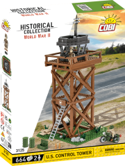 Americká letecká dohľadová veža - Plastová stavebnica COBI