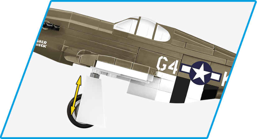 P-51B Mustang WWII - Plastová stavebnice COBI
