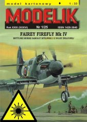 Fairey Firefly Mk IV - Laserové doplňky - kostra