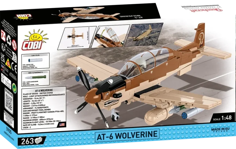 AT-6 Wolverine - Plastová stavebnice COBI