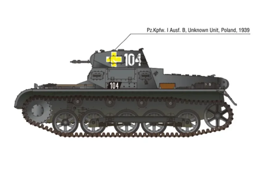 German Panzer I Ausf.B & Motorcycle 1/35