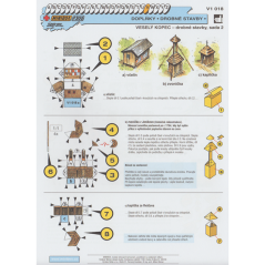 Wooden cabins, set 2, Vesely Kopec
