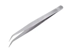 Curved Metal Tweezers 15 cm