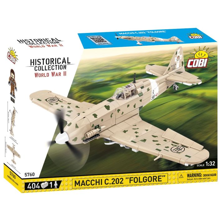 Macchi MC.202 Folgore - Plastová stavebnice COBI