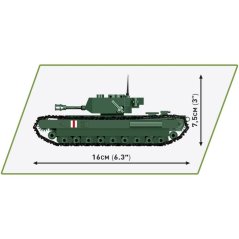 Tank Churchill Mk. IV WWII - COBI plastic kit