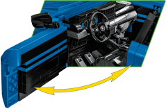 Škoda Octavia IV RS, 1:12 - Plastová stavebnice COBI