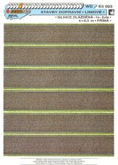 Silnice dlážděná 6,5mm - přímá