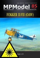 Fokker D.VII (OAW) - Laserové doplňky - kostra, detaily