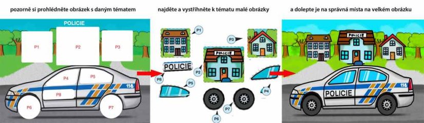 Městská skládačka Začínáme vystřihovat - Moje město