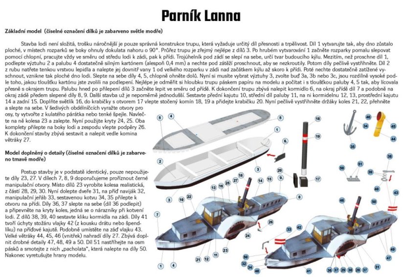 Parníky Vltava a Lana - výroční edice 2023
