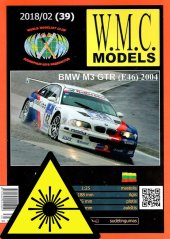 BMW M3 GTR (E46) 2004 - Laserové doplnky - kostra, diely kolies