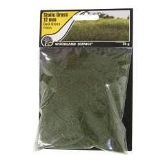 Static Grass - Dark green - 12mm
