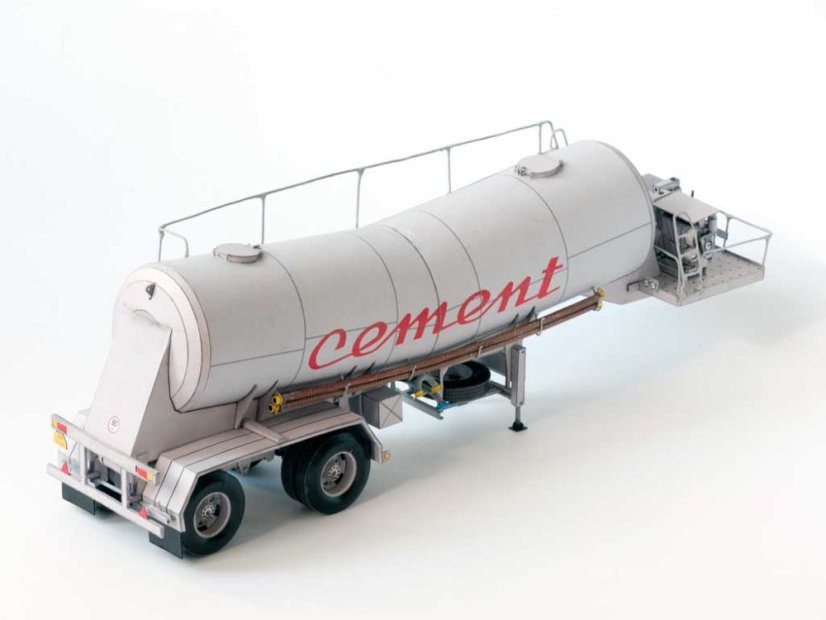 Návěs na přepravu cementu ZVVZ