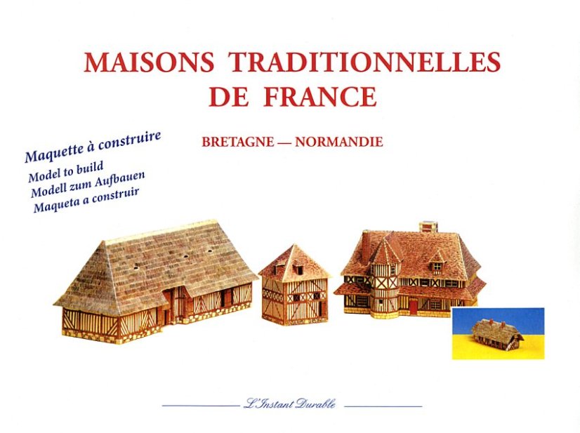 Tradiční domy z Normandie a Bretaně Tradiční domy z Normandie a Bretaně
