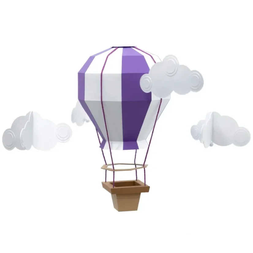 Horkovzdušný balón MINI - žlutý