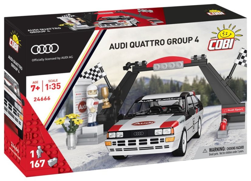 Audi Quattro Group 4 - Plastová stavebnice COBI