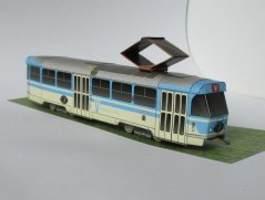 Tramvaj ČKD Tatra T3 - Vyhlídkový vůz Měsíček - Praha