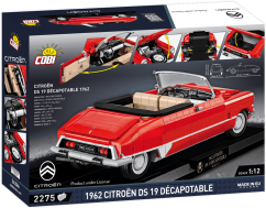 Citroën DS 19 Cabrio 1962, 1:12 - Plastová stavebnice COBI